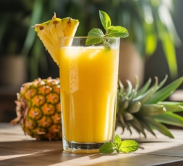 SUCO DE ABACAXI REFRESCANTE