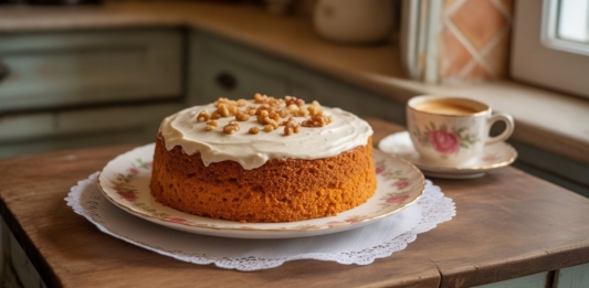 BOLO DE CENOURA FÁCIL E FOFINHO