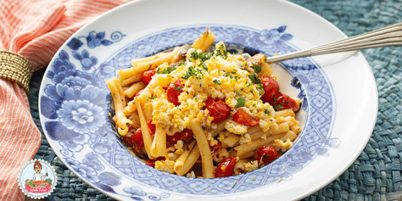 como fazer macarrão com sardinha