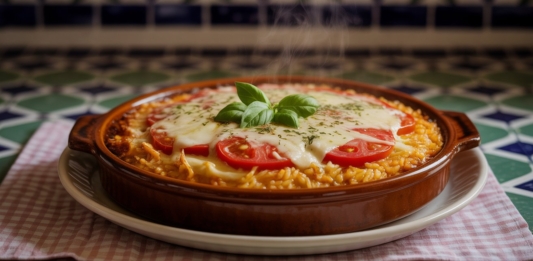 ARROZ DE FORNO A PARMEGIANA FÁCIL