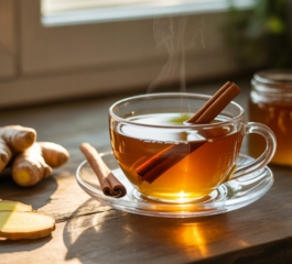 MELHOR CHÁ PARA INFLAMAÇÃO E AZIA – GENGIBRE